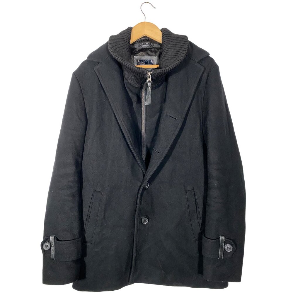 Mackage for Holt Renfrew 2-in-1 Convertible Wool Long Coat mens size Size 42